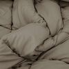 vidaXL Duvet complet toute l'ann&eacute;e Gris clair et anthracite Microfibre