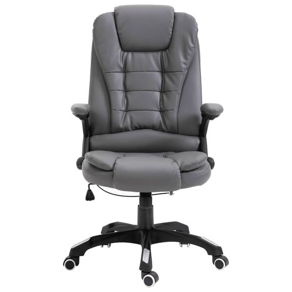 vidaXL Chaise de bureau Anthracite Similicuir