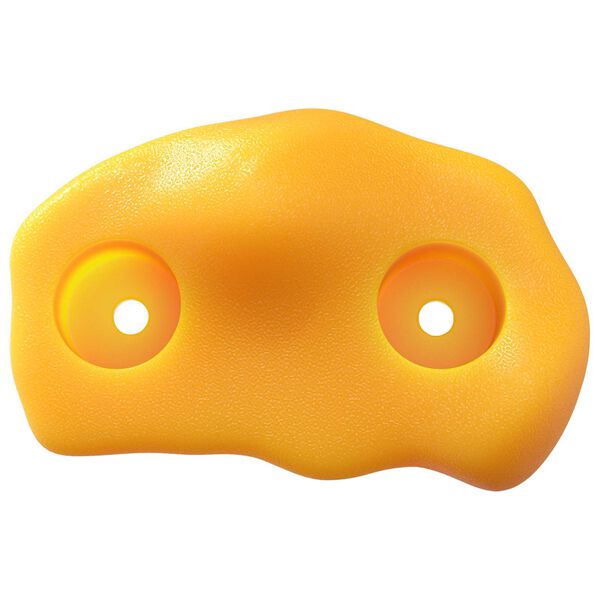 vidaXL Pr&eacute;hension d'escalade 12 pcs Jaune 100 x 67 x 43 mm PP