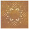 vidaXL D&eacute;coration murale jardin 55x55 cm acier corten design du soleil