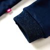 Robe pour enfants &agrave; manches longues bleu marine 104