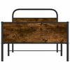 vidaXL Cadre de lit sans matelas 100x200 cm ch&ecirc;ne sonoma