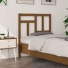 vidaXL T&ecirc;te de lit Marron miel 80,5x4x100 cm Bois massif de pin