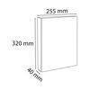 Exacompta Classeurs &agrave; anneaux A4 avec 2 anneaux 25 mm 10 pcs