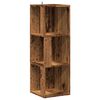 vidaXL Armoire d'angle vieux bois 33x33x100 cm bois d'ing&eacute;nierie