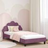 vidaXL Cadre de lit pour enfants avec t&ecirc;te de lit Pourpre 80 x 200 cm