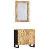 vidaXL Ensemble de meubles salle de bain 2 pcs bois de manguier massif