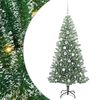 vidaXL Arbre de No&euml;l artificiel floconn&eacute; de neige avec lumi&egrave;re LED