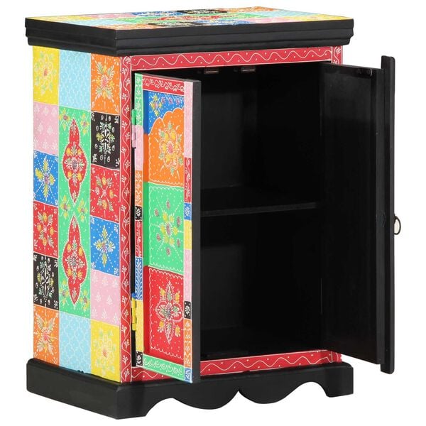 vidaXL Table console avec &eacute;tag&egrave;re Multicolore 50 x 30 x 70 cm