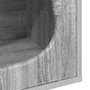 vidaXL Maison pour chat Gris Sonoma 42,5 x 40 x 53,5 cm