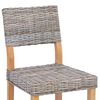 vidaXL Chaise de salle &agrave; manger 2 pcs Gris Kubu 46 x 55 x 84 cm