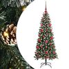vidaXL Sapin de No&euml;l artificiel avec 150 LED Vert 66 x 66 x 150 cm