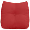 vidaXL Coussin de Dos Rouge 45 x 24 x 50 cm tissu