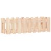 vidaXL Lit sur&eacute;lev&eacute; de jardin design de cl&ocirc;ture 100x30x30cm pin massif