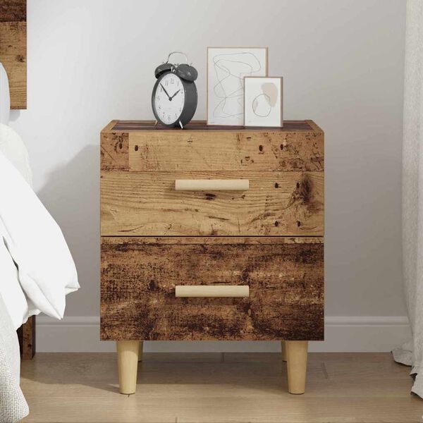vidaXL Armoire de lit Bois ancien 40 x 35 x 47.5cm Bois d'ing&eacute;nierie