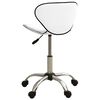 vidaXL Chaise de bureau Blanc Similicuir