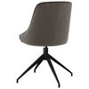 vidaXL Chaises &agrave; manger lot de 2 Gris fonc&eacute; Velours