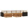 vidaXL Ensemble de canap&eacute;s d'ext&eacute;rieur 7 pc Naturel