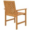 vidaXL Chaises &agrave; manger de jardin lot de 2 bois massif d'acacia