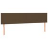 vidaXL Sommier &agrave; lattes de lit avec matelas Marron fonc&eacute; 160x200 cm