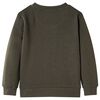 Sweatshirt pour enfants kaki 104
