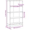 vidaXL Biblioth&egrave;que ch&ecirc;ne marron 80,5x35x139 cm bois d'ing&eacute;nierie