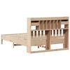vidaXL Lit biblioth&egrave;que sans matelas 140x190 cm bois de pin massif