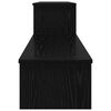 vidaXL Ensemble meuble TV Montage mural Ch&ecirc;ne noir 180 x 30 x 43 cm