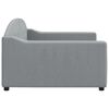 vidaXL Lit de repos gris clair 100x200 cm tissu