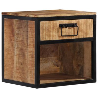 vidaXL Table de chevet 40x35x40 cm bois de manguier massif