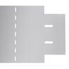 vidaXL Cl&ocirc;ture de pelouse 20 pcs Acier galvanis&eacute; 100x20 cm