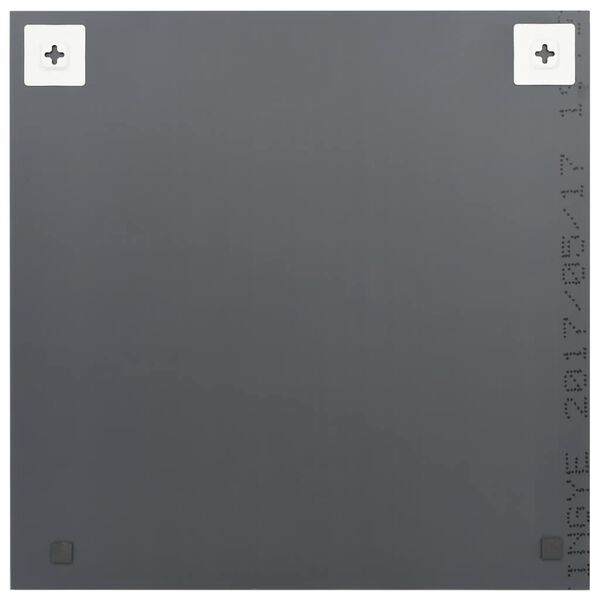 vidaXL Miroir mural carré 50 x 50 cm Verre