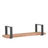 LABEL51 &Eacute;tag&egrave;re murale Slam 80x23x20 cm L Bois/Acier br&ucirc;l&eacute;