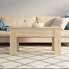 vidaXL Table basse chêne sonoma 101x49x52 cm bois d'ingénierie