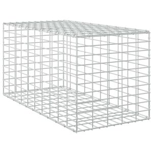 vidaXL Gabion avec fil de 5 mm et maille de 5x10 cm 50x100x50 cm