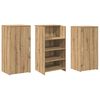 vidaXL Bureau r&eacute;ception ch&ecirc;ne artisanal 155x50x103,5cm bois ing&eacute;nierie