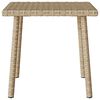 VidaXL Table basse de jardin rectangulaire beige 40x40x37 cm rotin