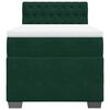 vidaXL Sommier &agrave; lattes de lit avec matelas Vert fonc&eacute; 90x190 cm