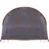 vidaXL Tente tunnel avec toit Gris et orange 740 x 370 x 220 cm