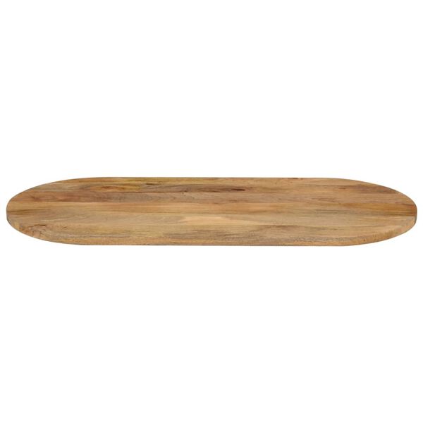 vidaXL Dessus de table 110x50x2,5 cm ovale bois massif de manguier