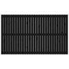 vidaXL T&ecirc;te de lit murale Noir 185x3x110 cm Bois massif de pin