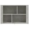 vidaXL Buffet Gris b&eacute;ton 80x30x54 cm Bois d'ing&eacute;nierie