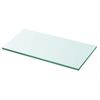 vidaXL Panneau d&rsquo;&eacute;tag&egrave;re Verre transparent 30 x 12 cm