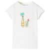 T-shirt pour enfants &eacute;cru 116