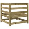 vidaXL Salon de jardin 6 pcs bois de pin impr&eacute;gn&eacute;