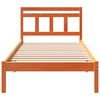 vidaXL Cadre de lit Marron 100 x 200 cm Pin massif