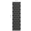 vidaXL Tapis BCF Noir et blanc 80x300 cm