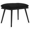 vidaXL Repose-pied Noir 45x29,5x35 cm Tissu et similicuir
