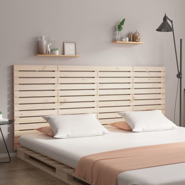 vidaXL T&ecirc;te de lit murale 166x3x91,5 cm Bois massif de pin
