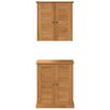 vidaXL Ensemble de mobilier de salle de bain avec &eacute;tag&egrave;re VIGO 2 pcs